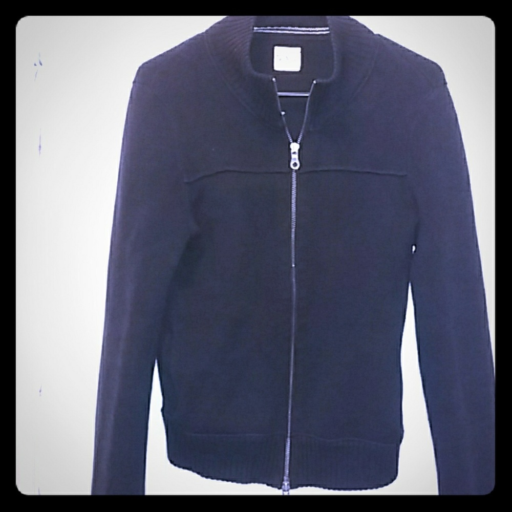 Menswear Inspired Sweater Jacket